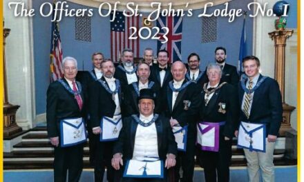 Officers of St. John’s Lodge No. 1 for 2023